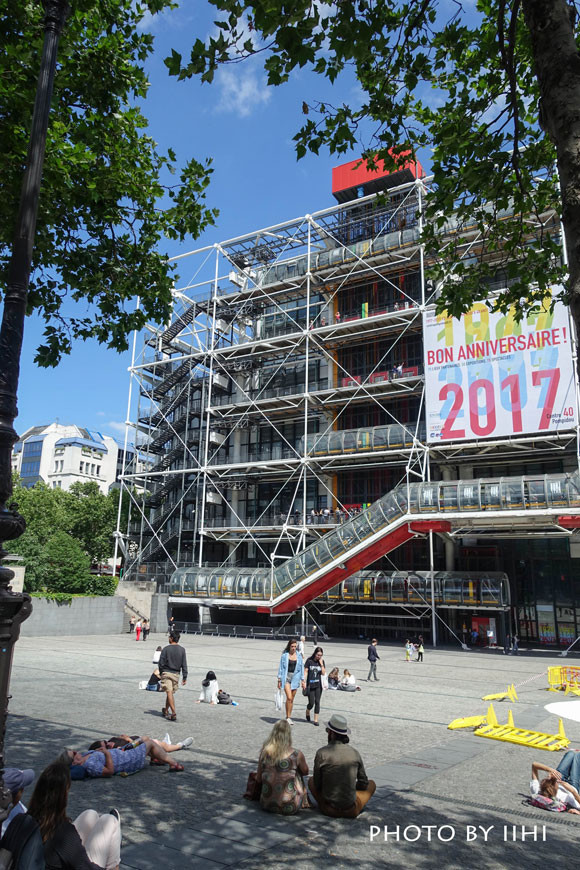 午後のパリ歩き＠ポンピドゥー・センター＿2017初夏／旅の記録⑬