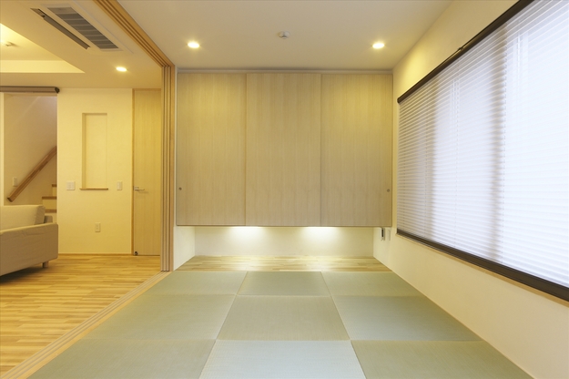 リビング続きの和室はとっても便利