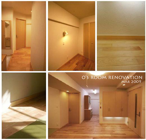 リノベーション後の内観いろいろコラージュ